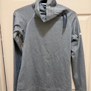 Gray Nike Dri-FIT Hoodie - size: medium